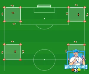 Voetbal oefeningen