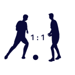 Voetbal 1 tegen 1