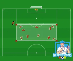 5 tegen 5 voetbal oefeningen