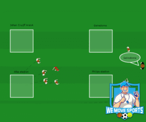 Voetbal warming-up