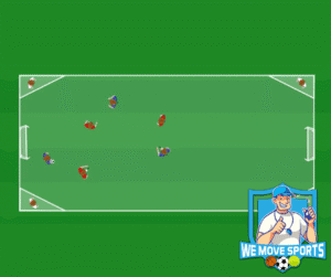 3 tegen 3 voetbal oefeningen
