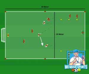 Voetbal oefeningen