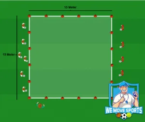 dribbelen met de voetbal