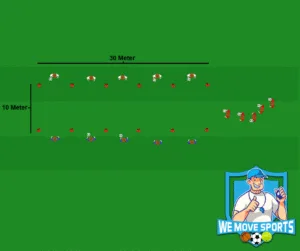 Voetbal oefeningen onder 6