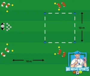 1 tegen 1 voetballen