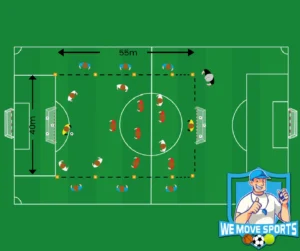 6 tegen 6 voetballen
