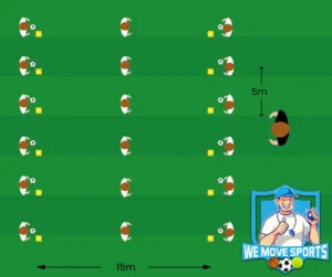 pass oefening voetbal