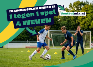 Voetbal trainingsplan onder 12