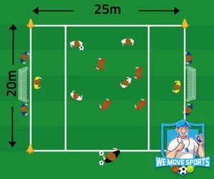voetbal oefeningen onder 18